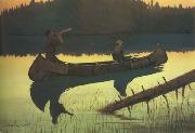 Frederic Remington The Wolvs Sniffed Along the Trail,but Came No Nearer (mk43) France oil painting artist